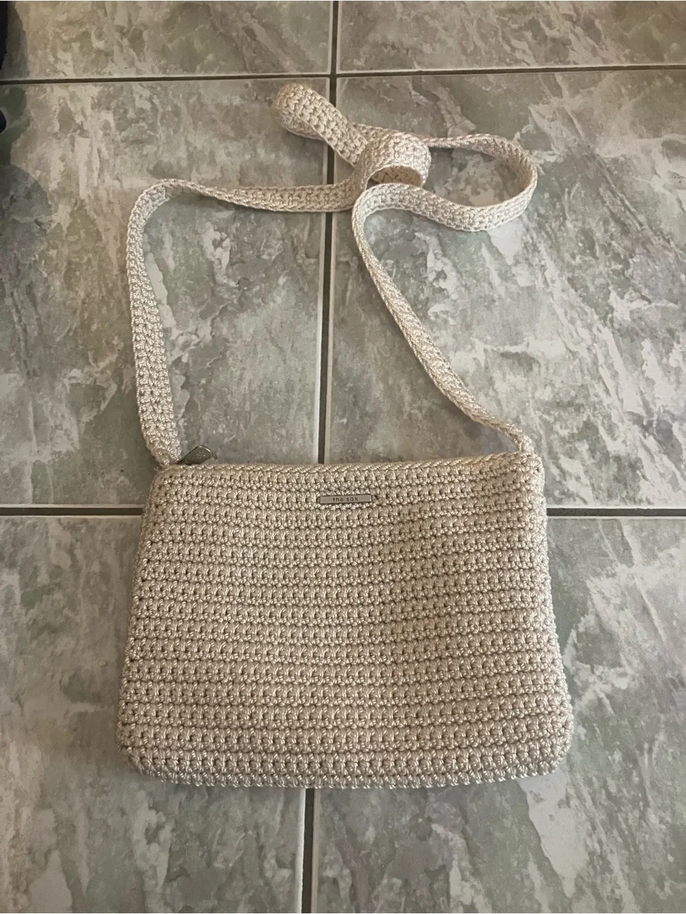 The Sak crochet Crossbody Shoulder Bag
